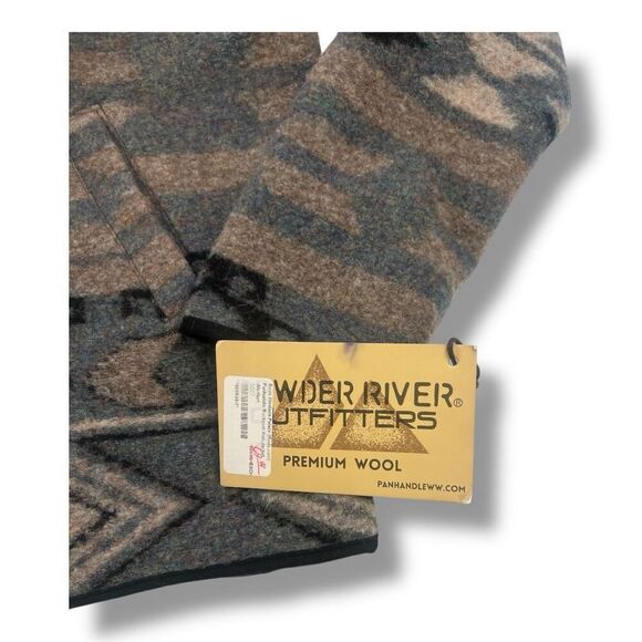 Powder River Outfitters Wool Blend Wester Aztec Jacket Size Large - Picture 3 of 6